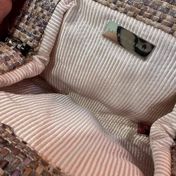 Lauren Merkin Multi Straw Woven Lucy Clutch - Picture 4 of 4